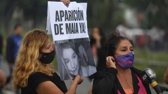 La desesperada búsqueda de Maia