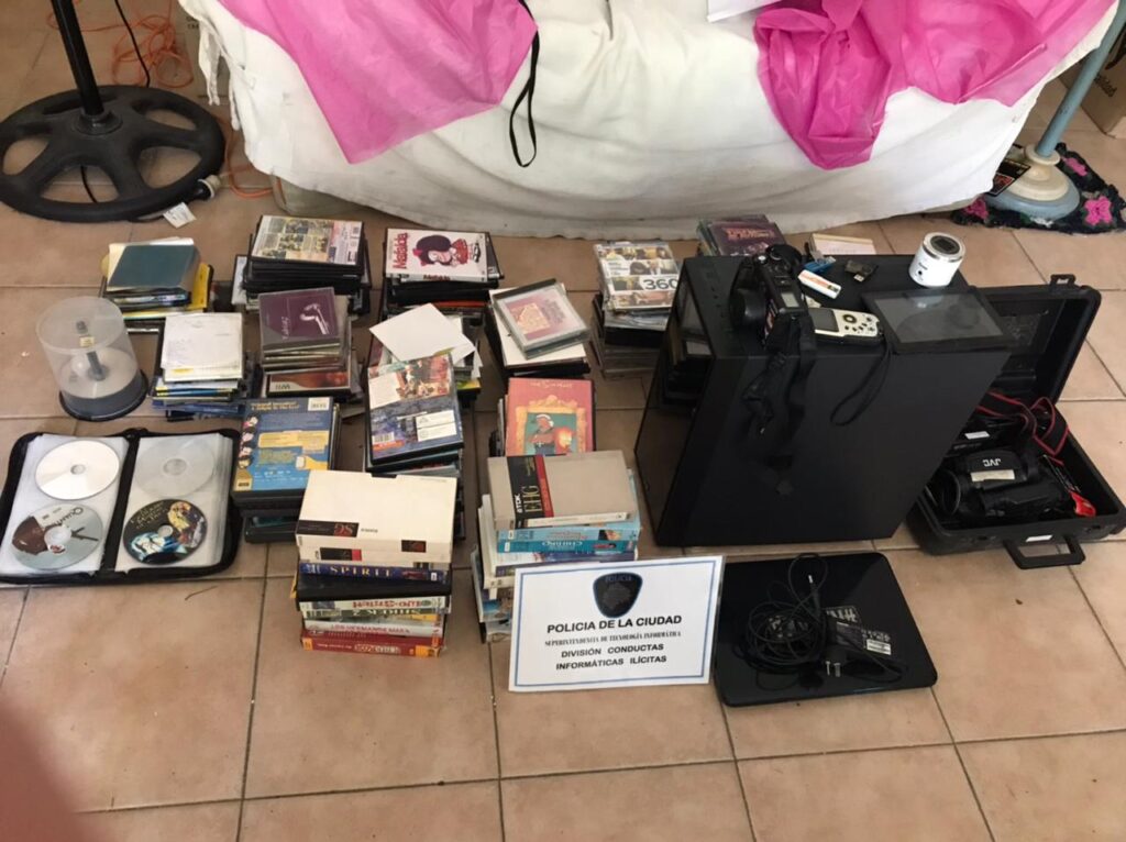 Dos detenidos por producción y distribución de pornografía infantil