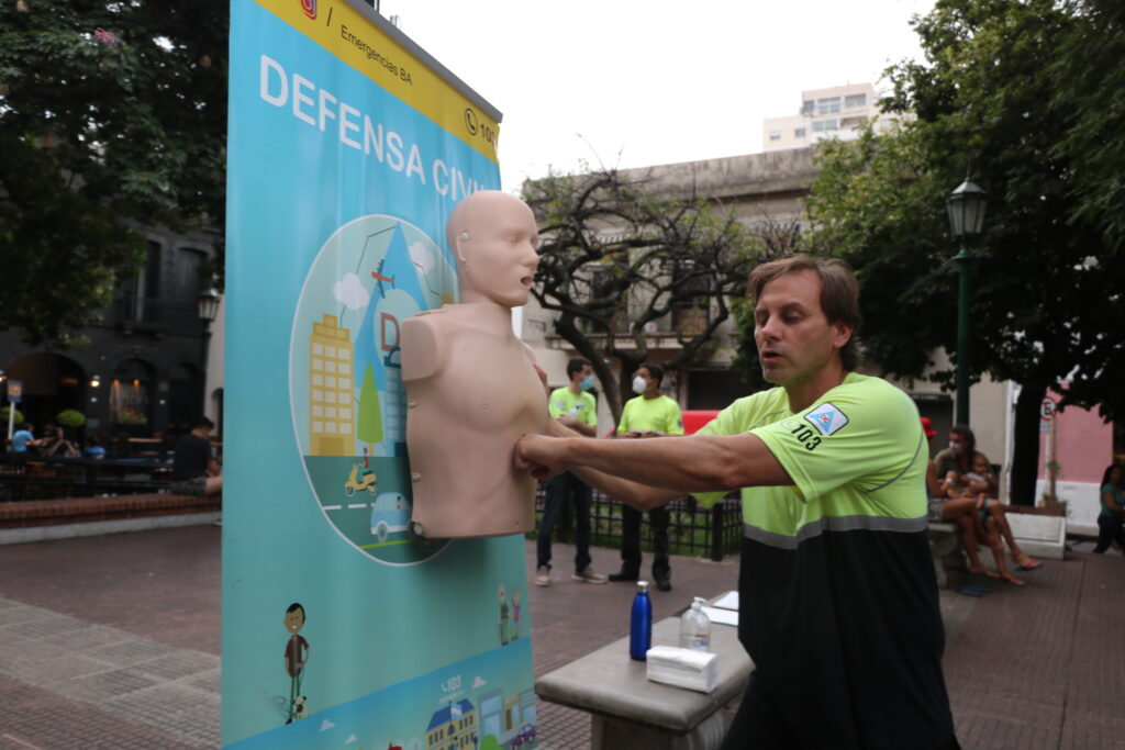 RCP: Comienza la segunda etapa de los cursos de RCP en plazas porteñas