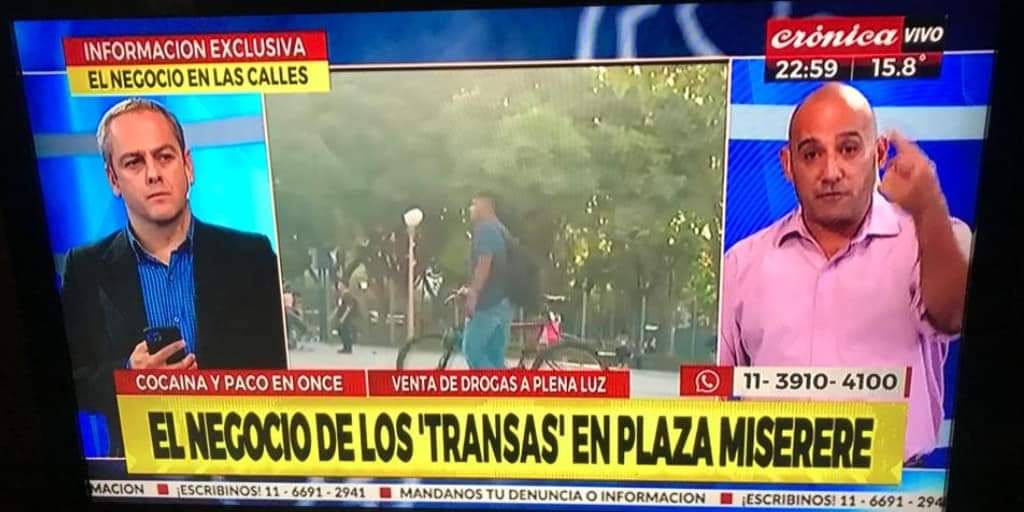 Narcotráfico en Once: Crónica TV presentó un informe acerca de la venta de drogas las 24 hs en Plaza Miserere