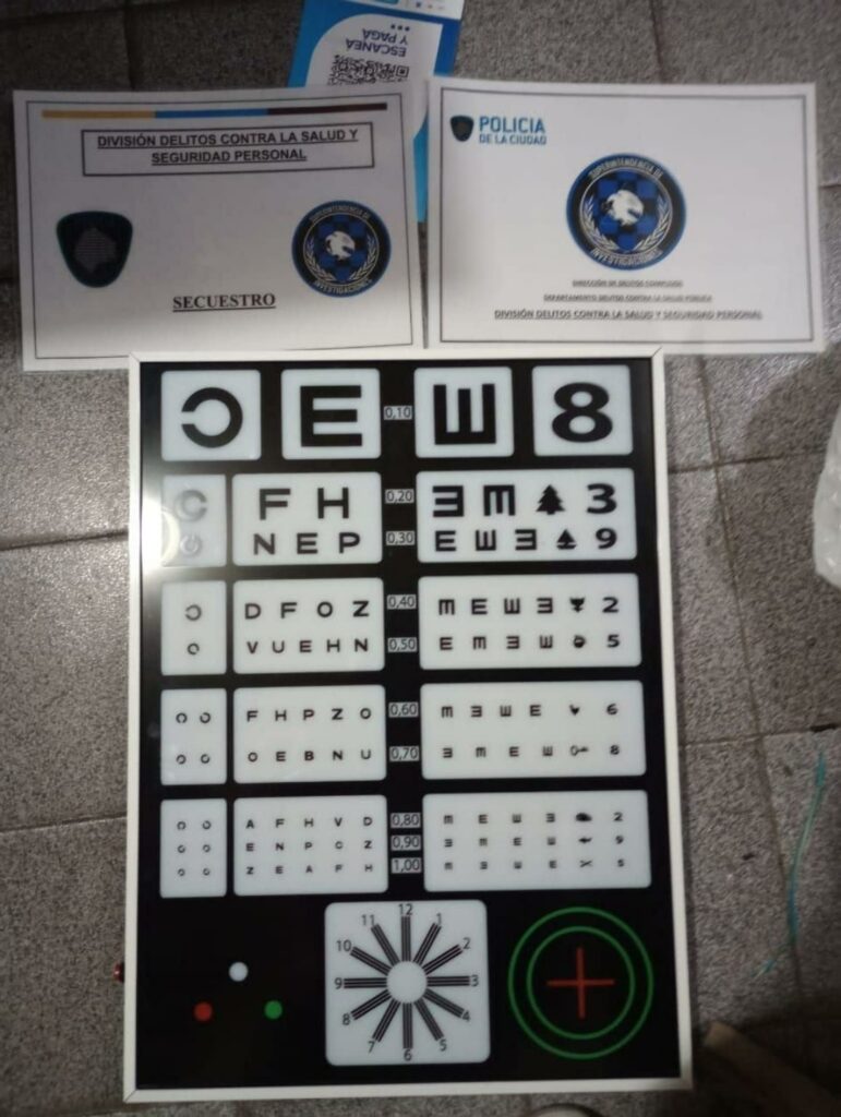 Ejercicio ilegal de la medicina: Cayó falsa oftalmóloga en La Boca