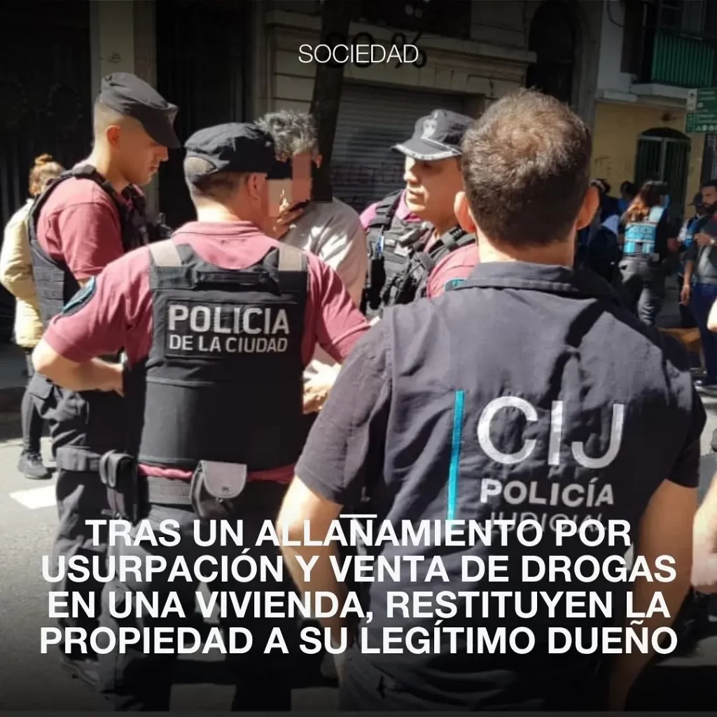 Constitución: allanamiento y restitución de vivienda usada para narcotráfico y prostitución
