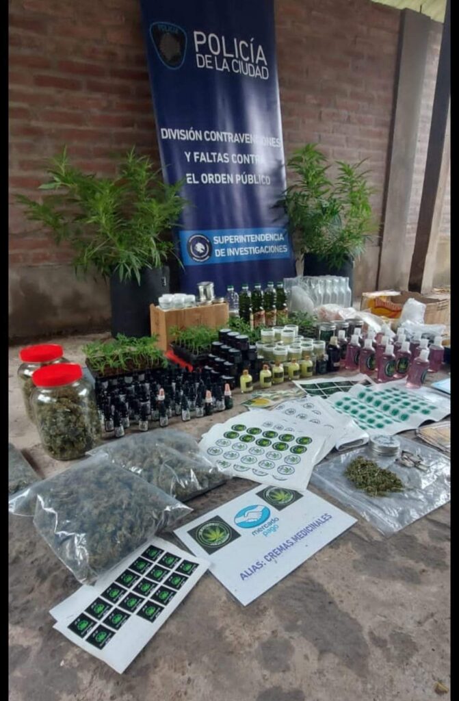 Desbarataron el laboratorio de «La Farmacéutica», una mujer que producía y vendía sustancias medicinales con cannabis sin autorización